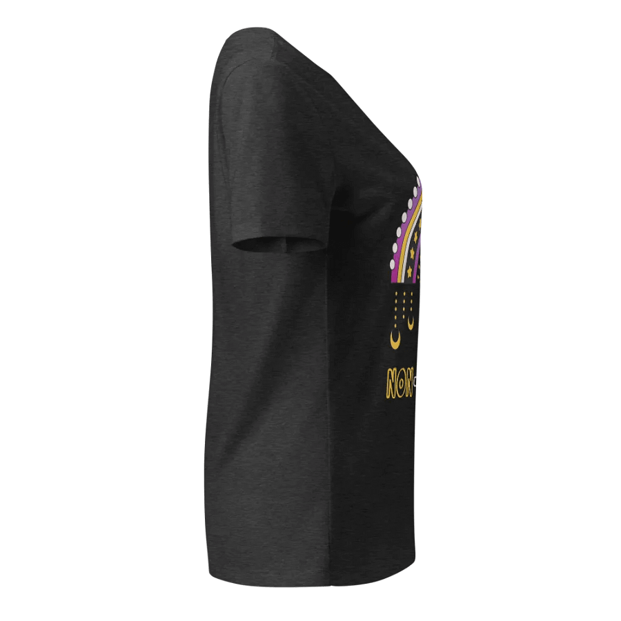 Non-Binary Rainbow V-Neck Tee product image (16)