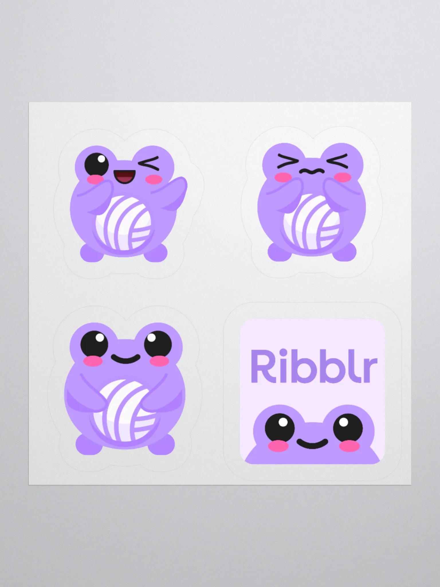 Ribbot 4 Cut stickers product image (1)