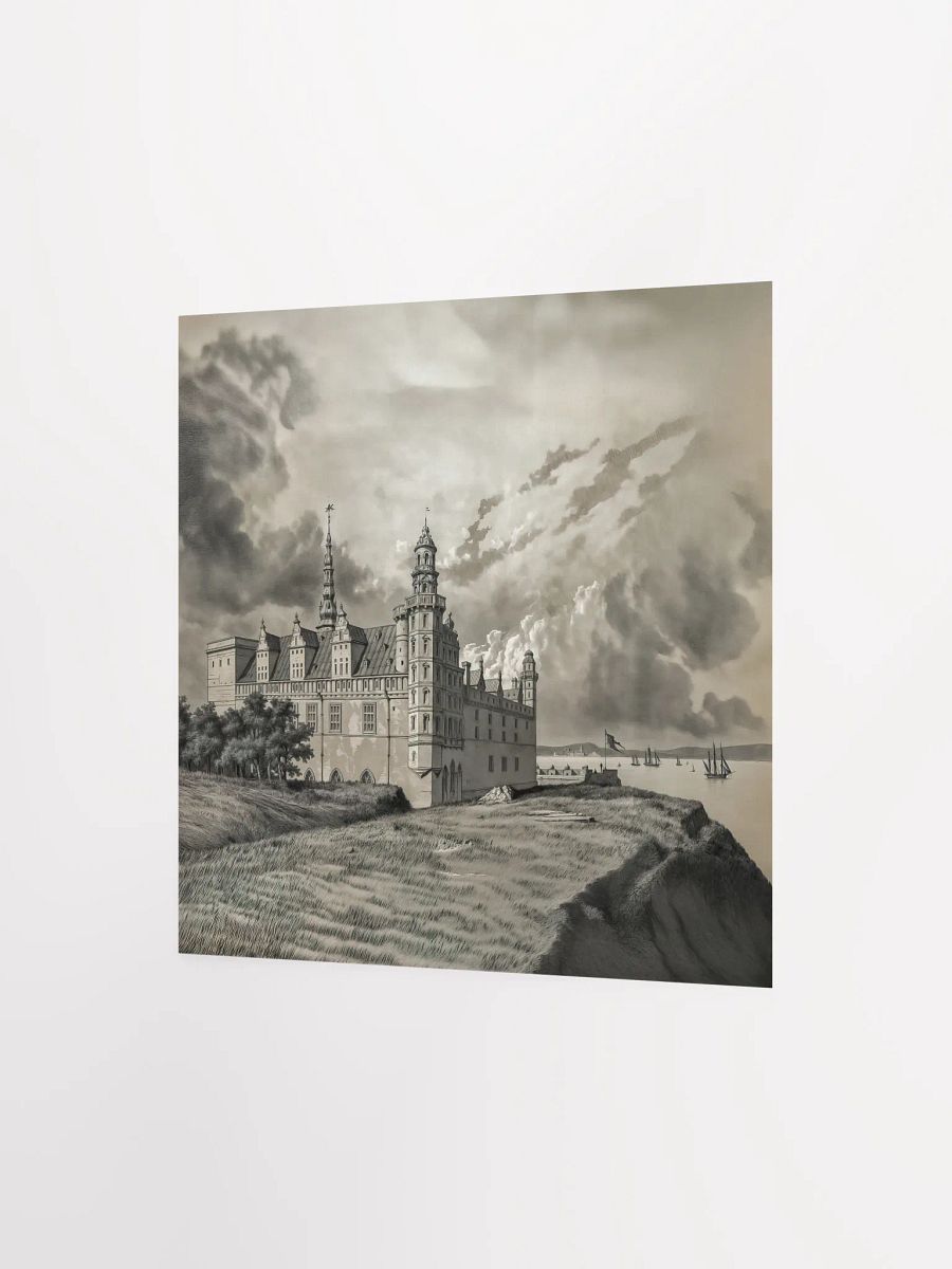 Kronborg castle - Vintage painting - Square product image (7)