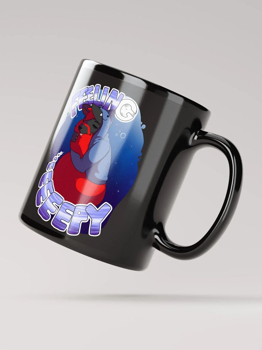 Feeling Eeeeeeeeepy Black Glossy Mug product image (4)