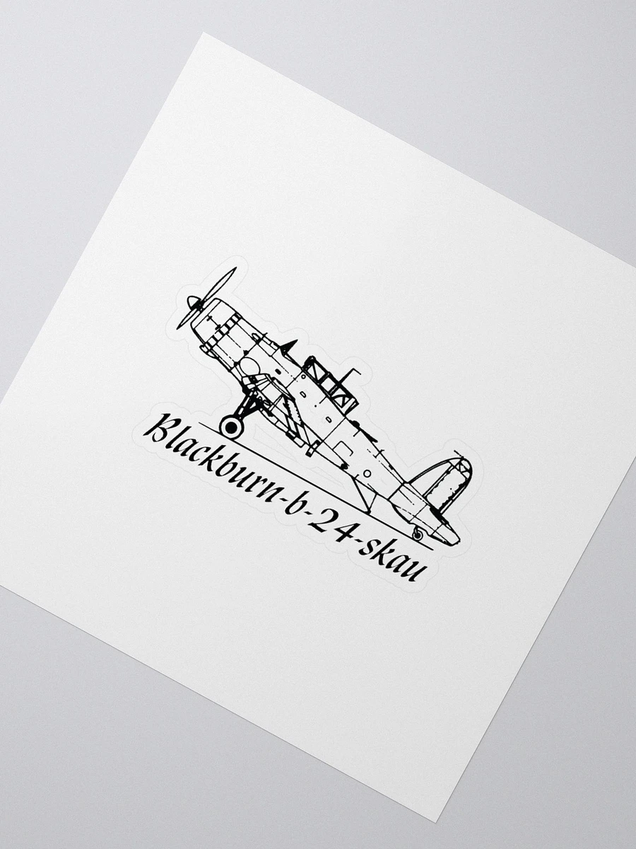 Blackburn b 24 skau Aircraft. Custom Cut Vinyl Stickers product image (5)