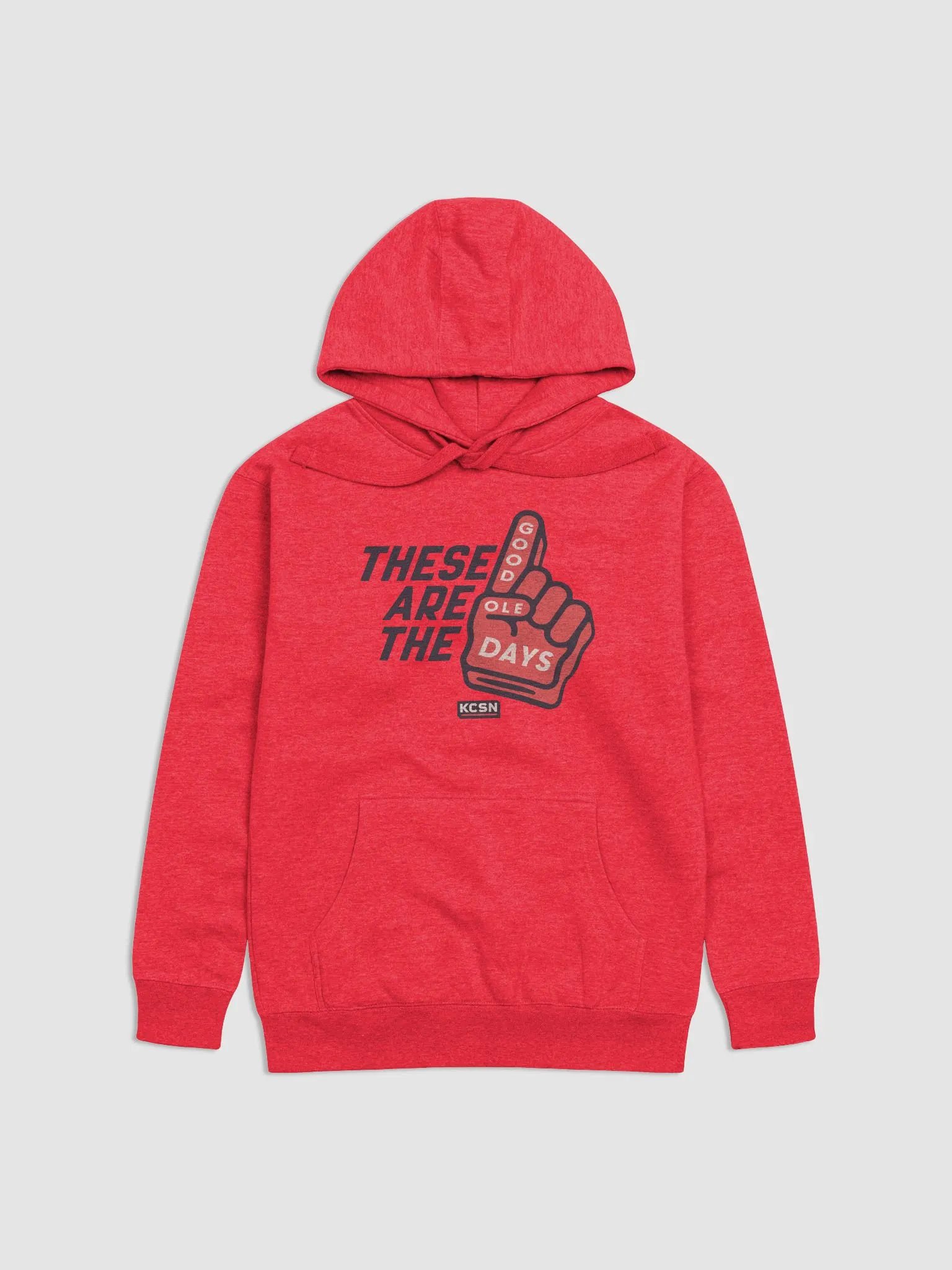 Good Ole Days (Foam Finger) Red Hoodie product image (1)