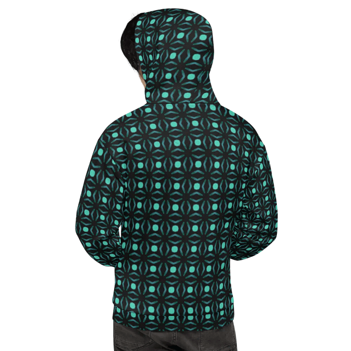 Abstract Repeating Values Unisex All Over Print Hoodie product image (2)