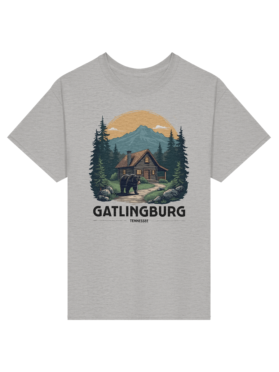 Gatlinburg, Tennessee Cabin in the Mountains Tee product image (3)