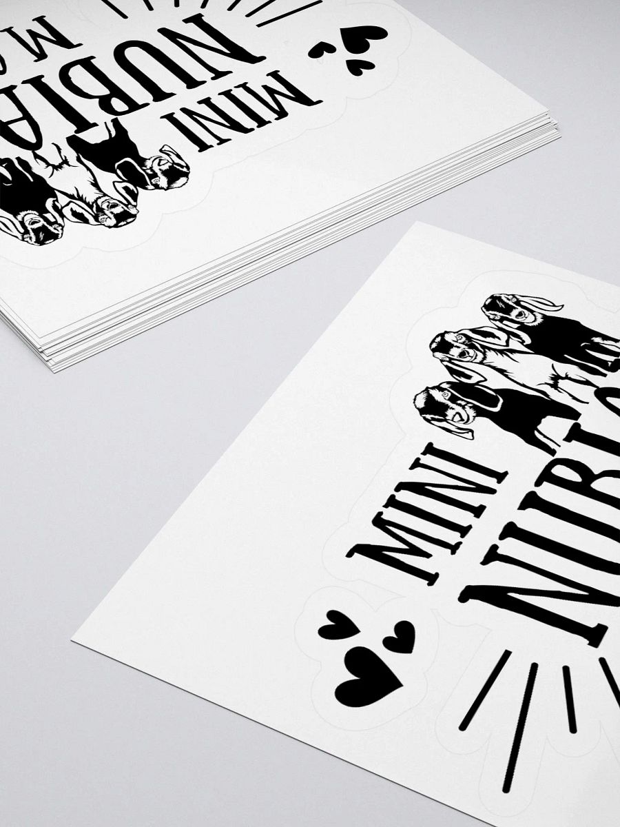 Mini Nubian Mama KISS Cut Stickers product image (11)