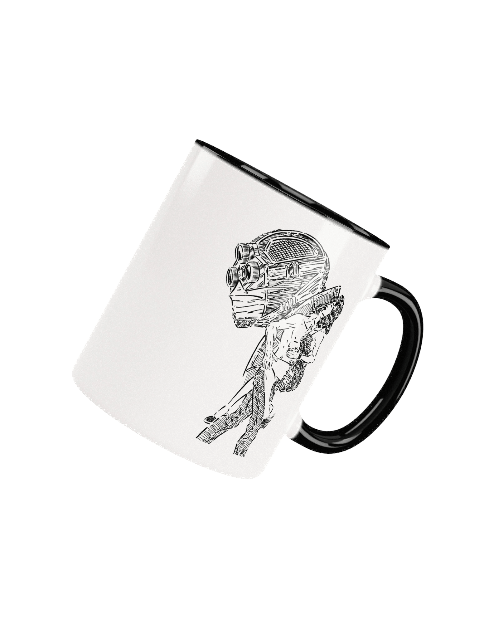 MEIFUMADO | Naoki & Reiko | Black & White Mug product image (4)