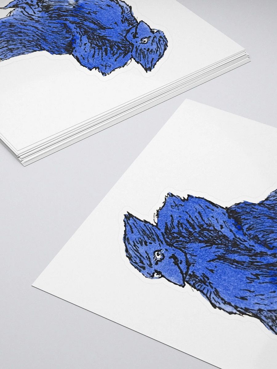 Watercolour Blobs Sticker- Ultramarine product image (4)