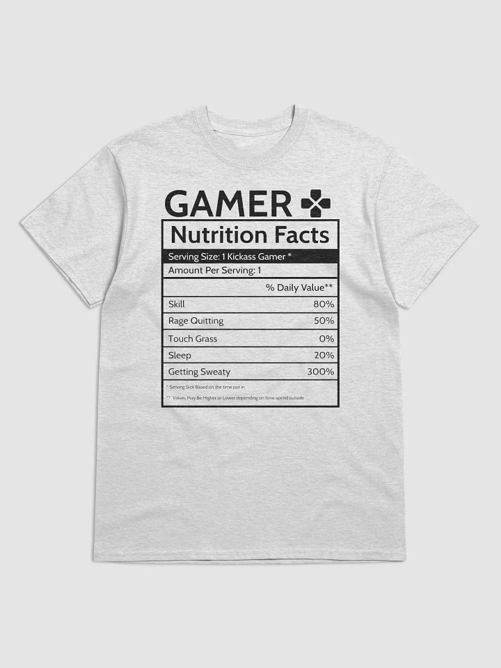 Gamer Nutrition (Black Text) product image (8)