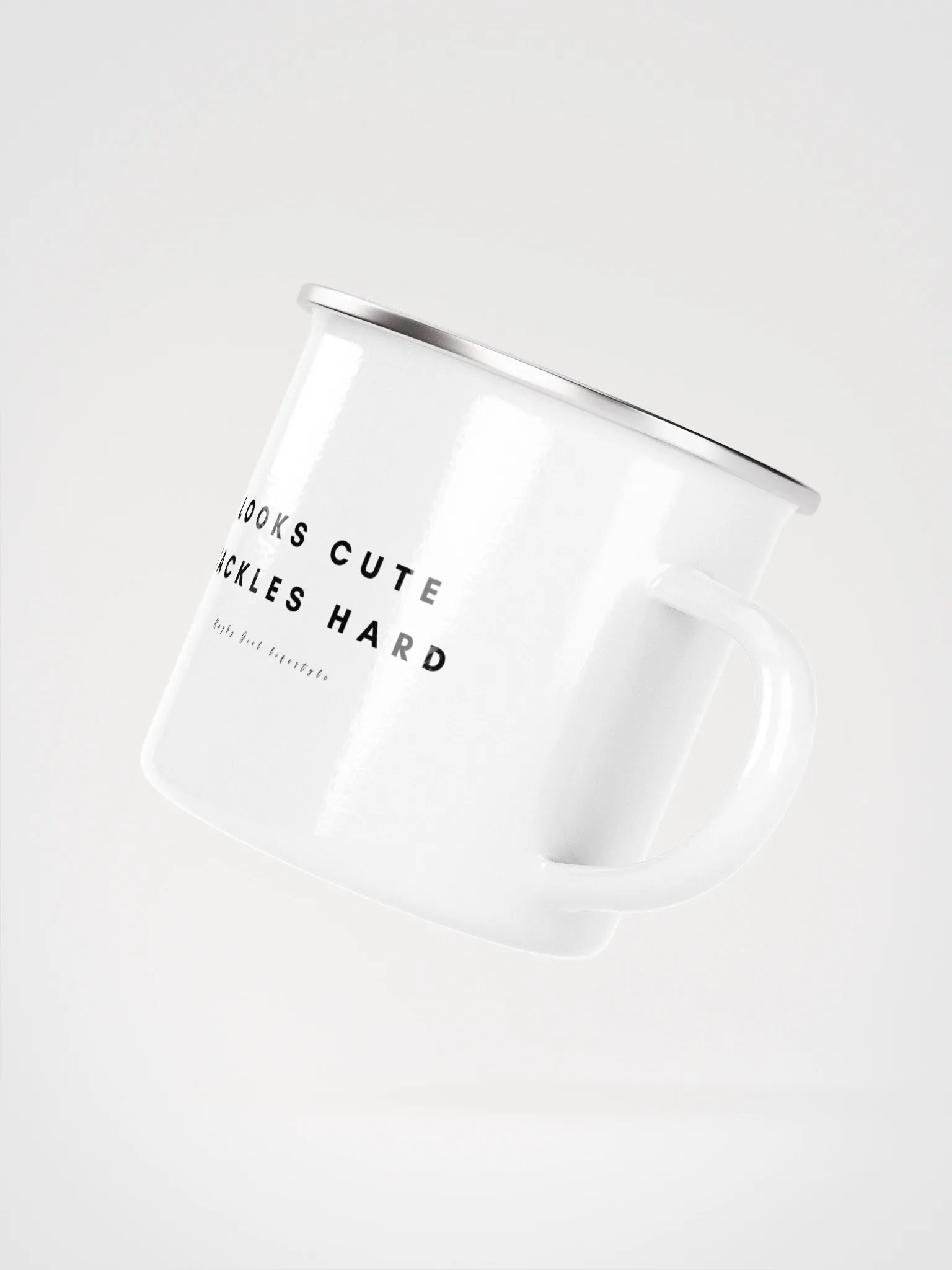 LOOKS CUTE - TACKLES HARD Mug product image (3)