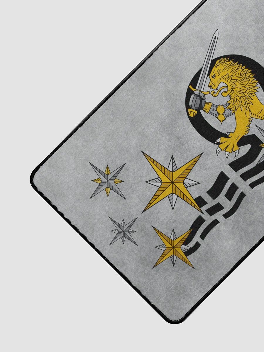 Desk Mat 15.5" x 31.5", Lion, Waves, Gray product image (3)