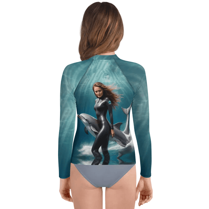 Youth Rash Guard in sea product image (2)