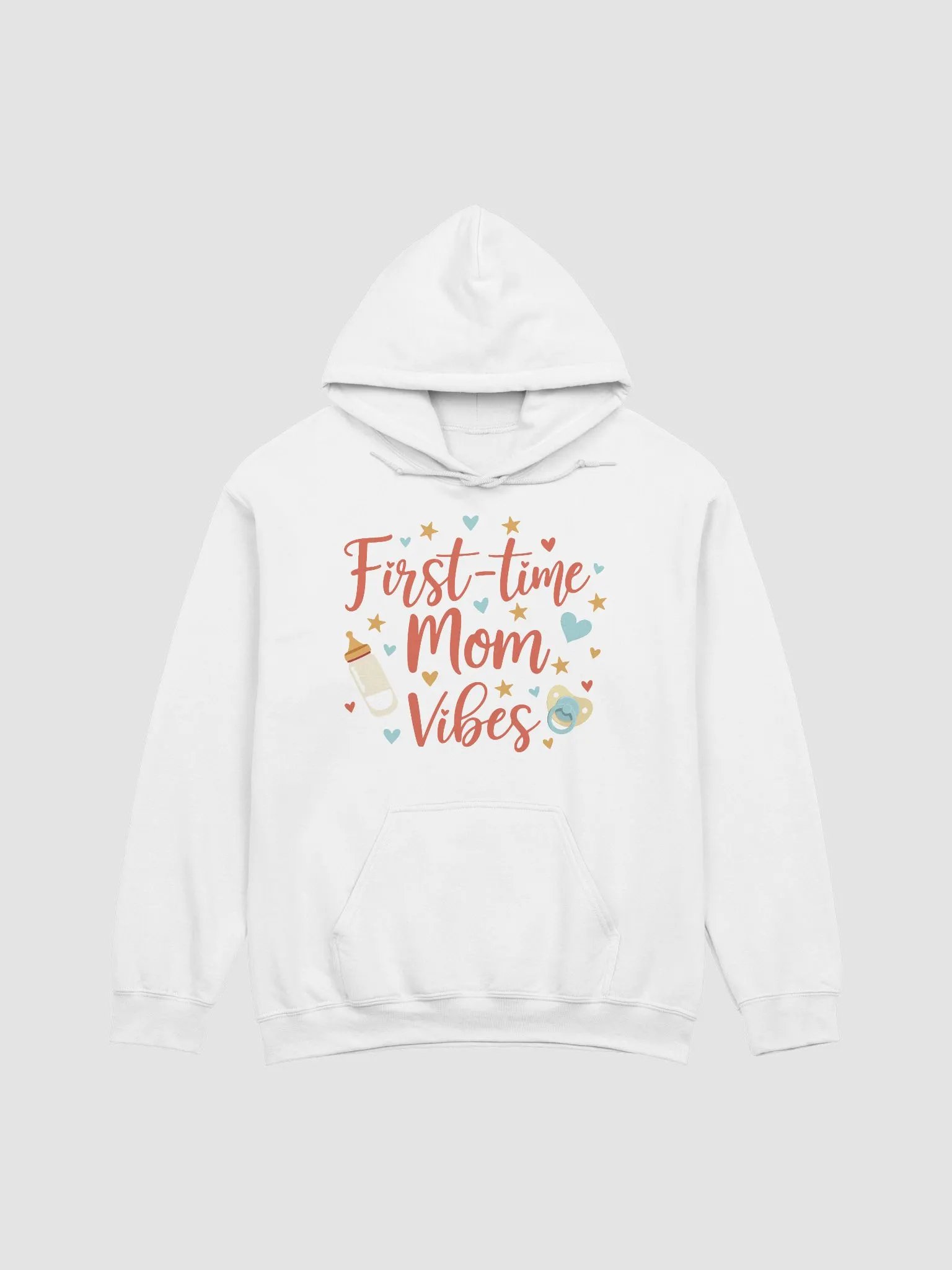 First-Time Mom Vibes Hoodie – A Celebration of New Beginnings product image (37)