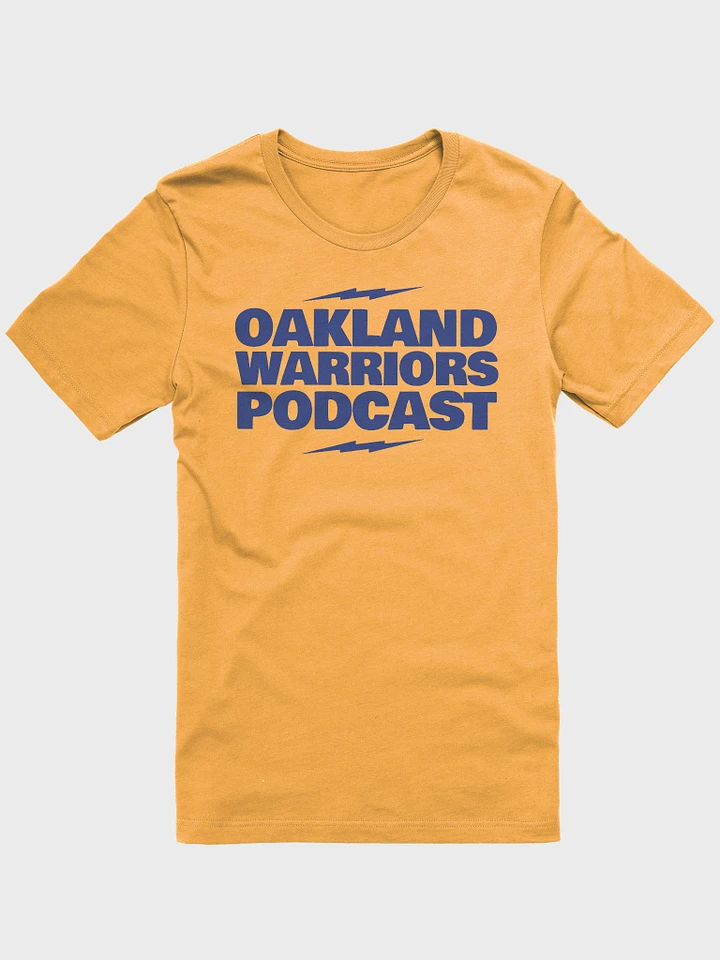 Oakland Warriors Podcast Logo T-Shirt - Gold product image (1)