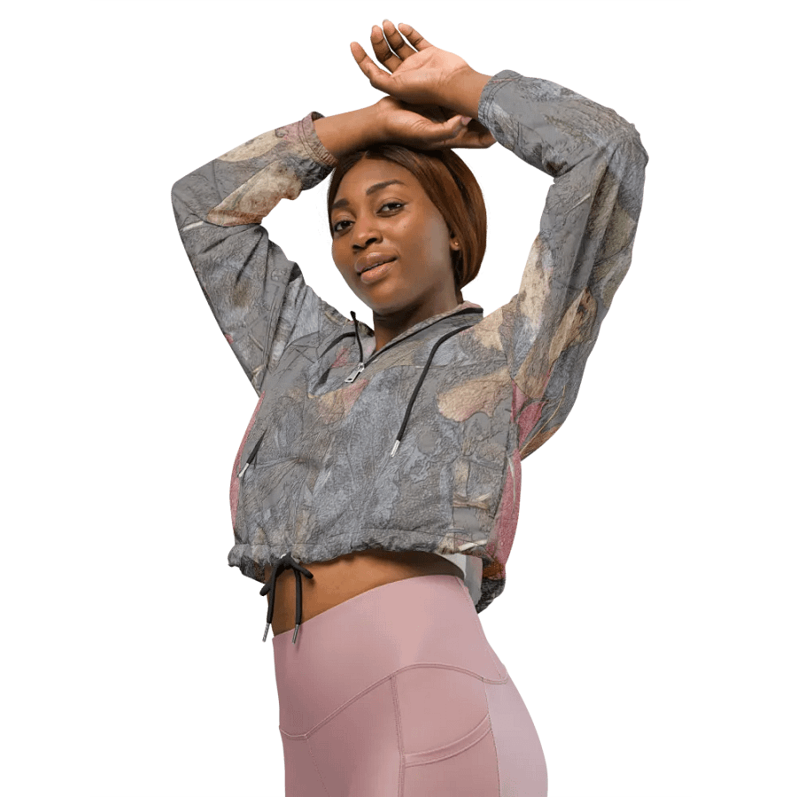 Women's Cropped Windbreaker - MossyOak - It Happennnns Camo product image (10)