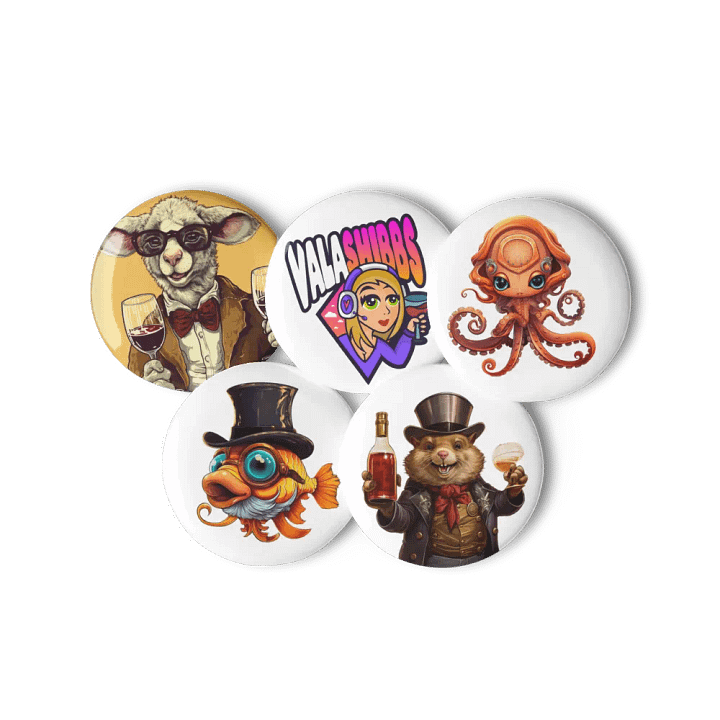 ValaShibbs Mascot Buttons product image (1)