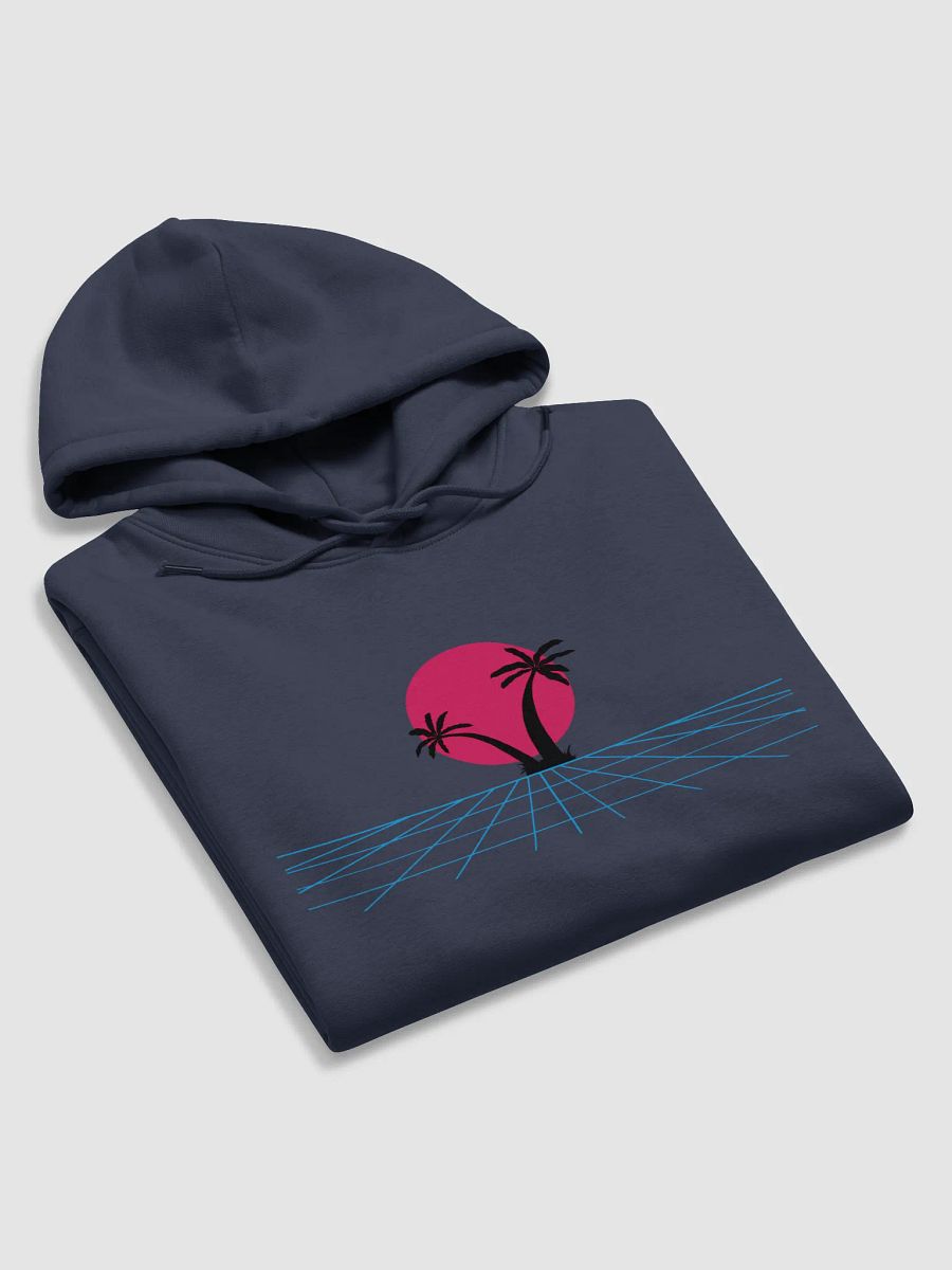 Synthwave Sunset Unisex Eco Hoodie product image (5)