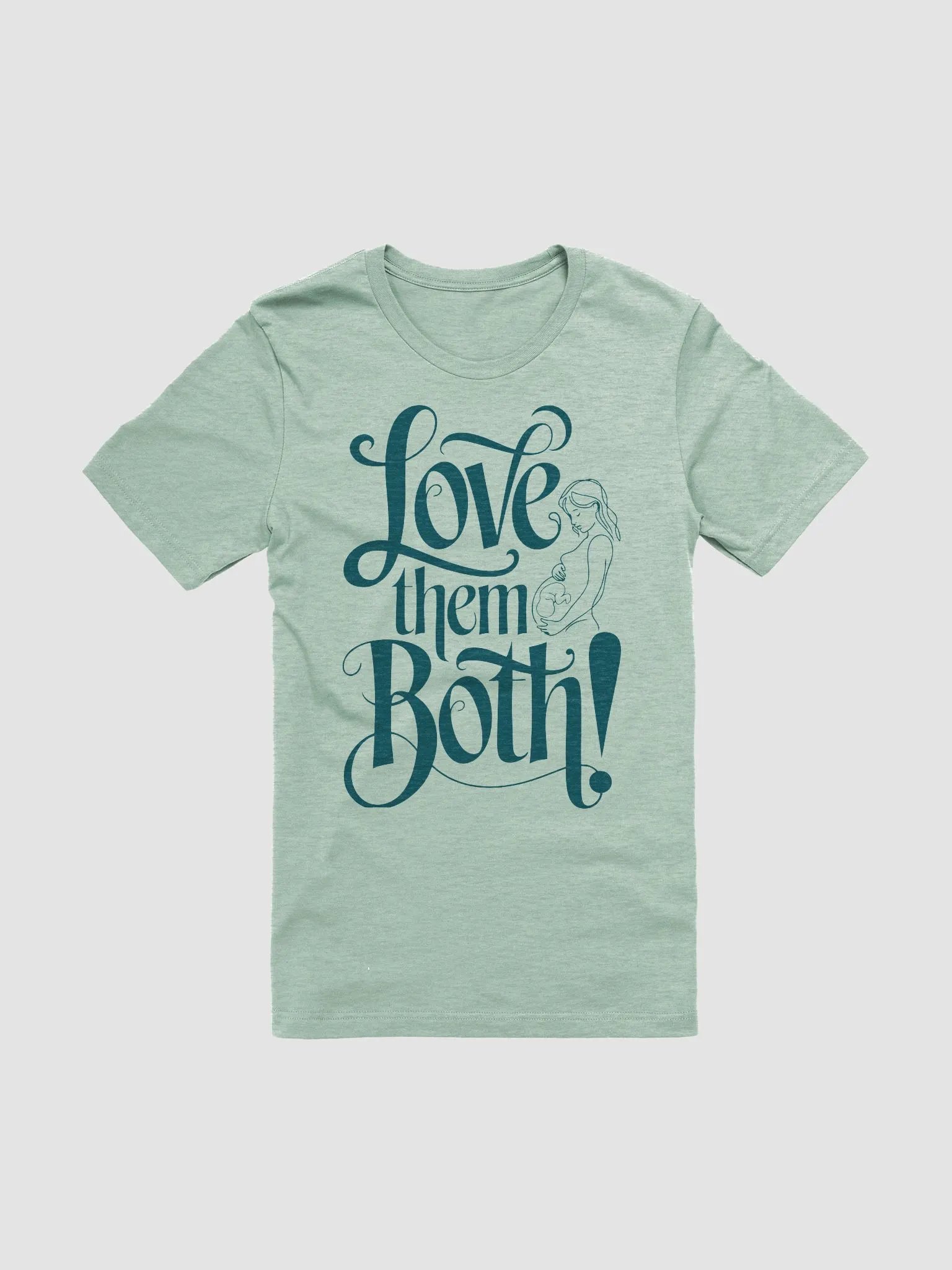 Love Them Both! Pro-Life Bella Canvas T-Shirt product image (8)