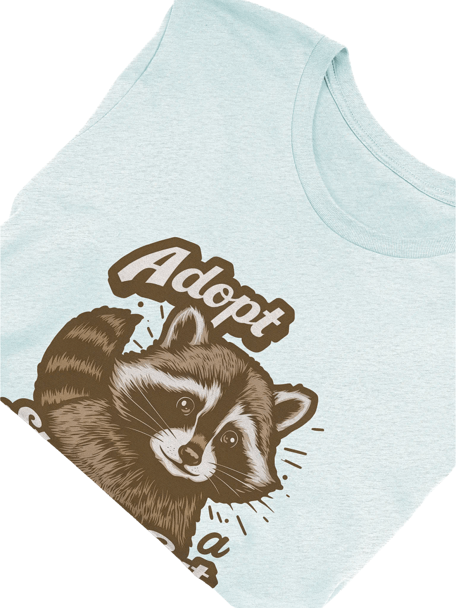 Retro Raccoon Adoption T-Shirt product image (5)