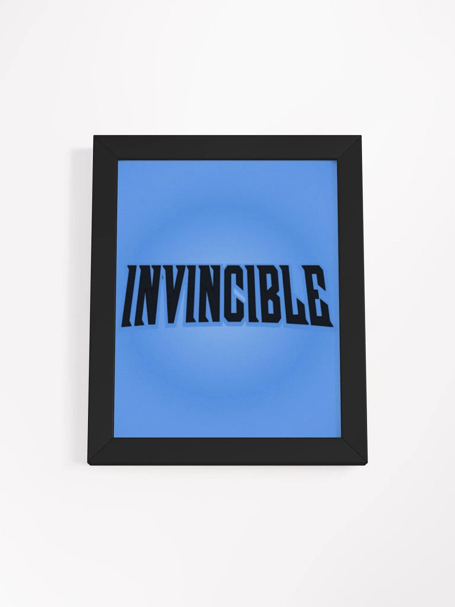 Invincible Logo Blue Poster product image (4)