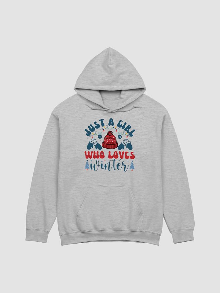 Just A Girl Who Loves Winter Hoodie product image (1)
