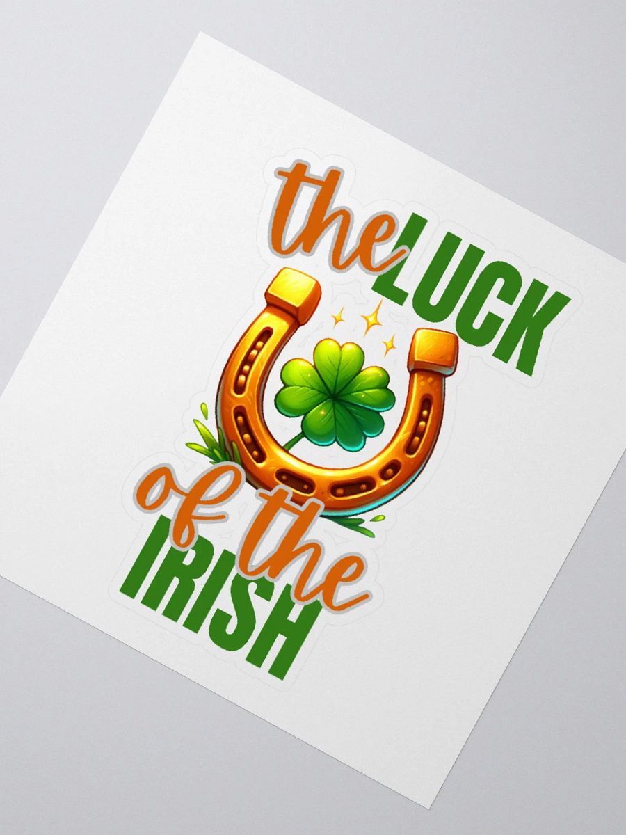 The Luck of the Irish Sticker product image (3)