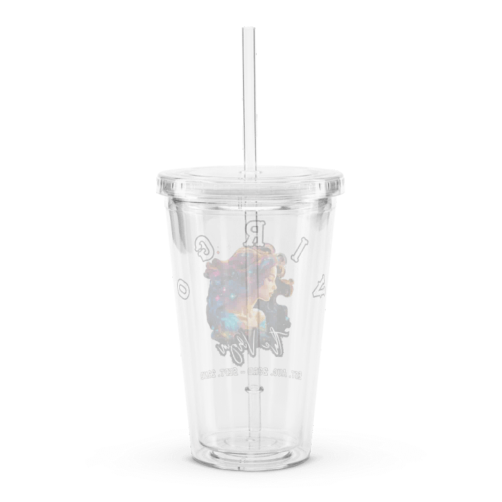 Virgo - Zodiac Double Wall Clear Plastic Tumbler product image (2)