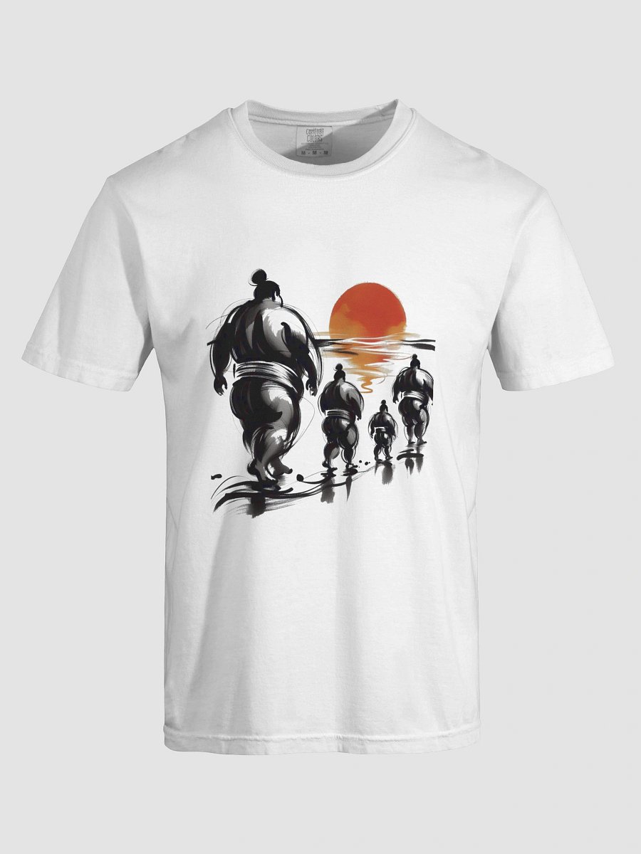 Sumo Sunset Silhouette T-Shirt product image (28)