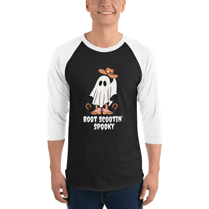 Boot Scootin' Spooky Baseball Tee product image (1)