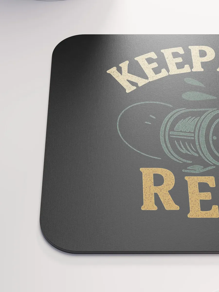Keepin' It Reel Mouse Pad – Vintage Funny Fishing Desk Decor product image (6)