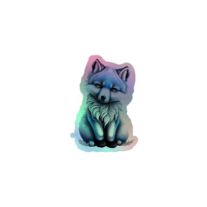 WhimsiFox Blue Bliss Sticker product image (2)