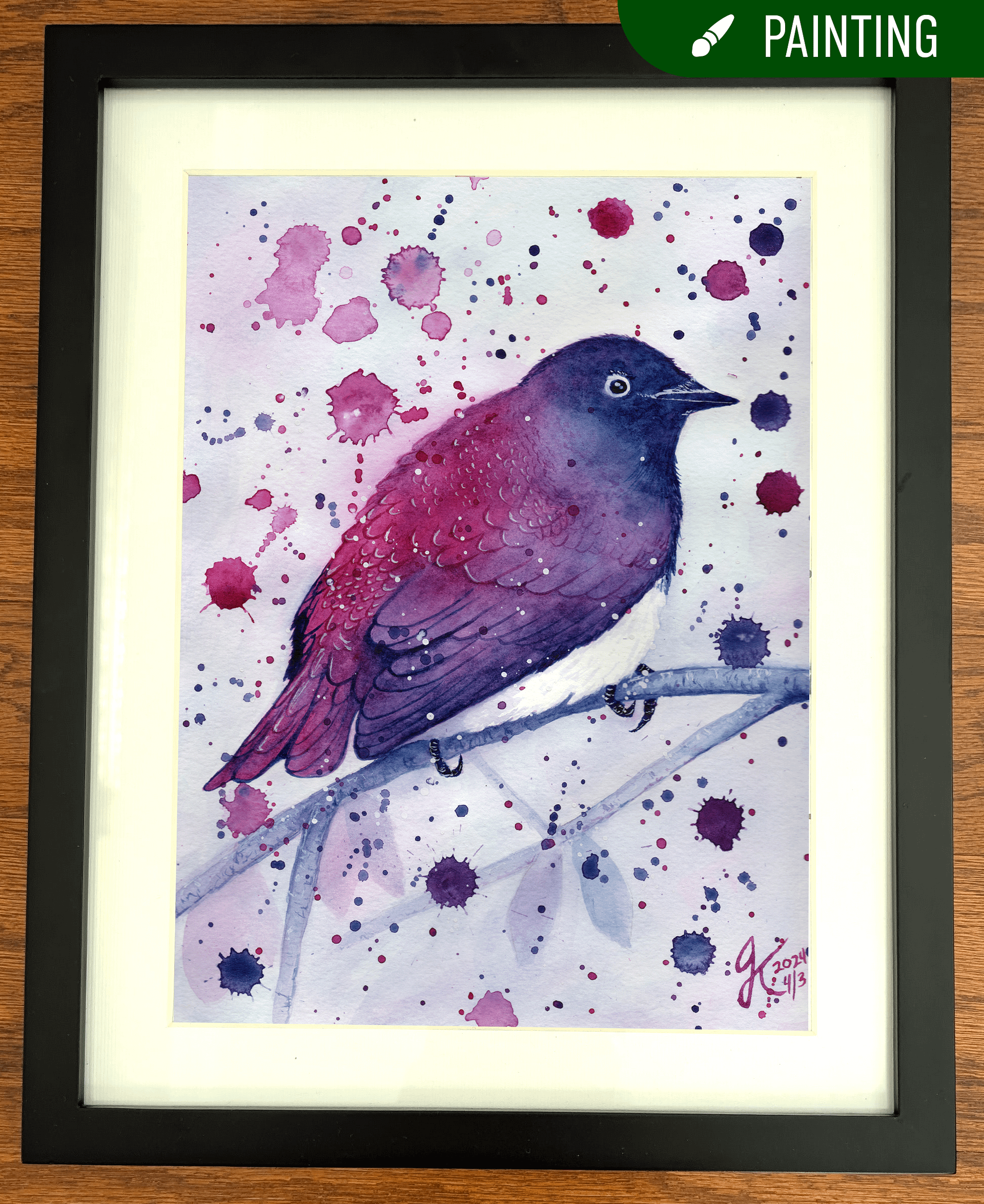 Purple Serenity Bird product image (1)