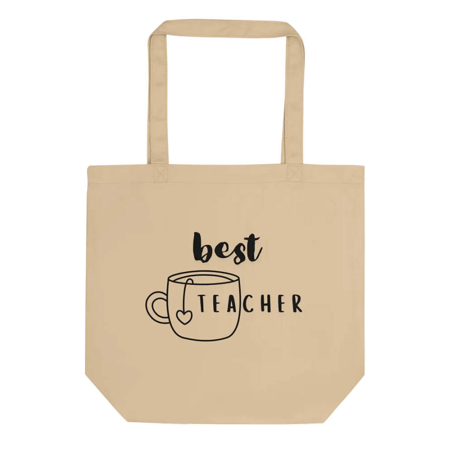 Best Teacher Canvas Tote Bag product image (1)