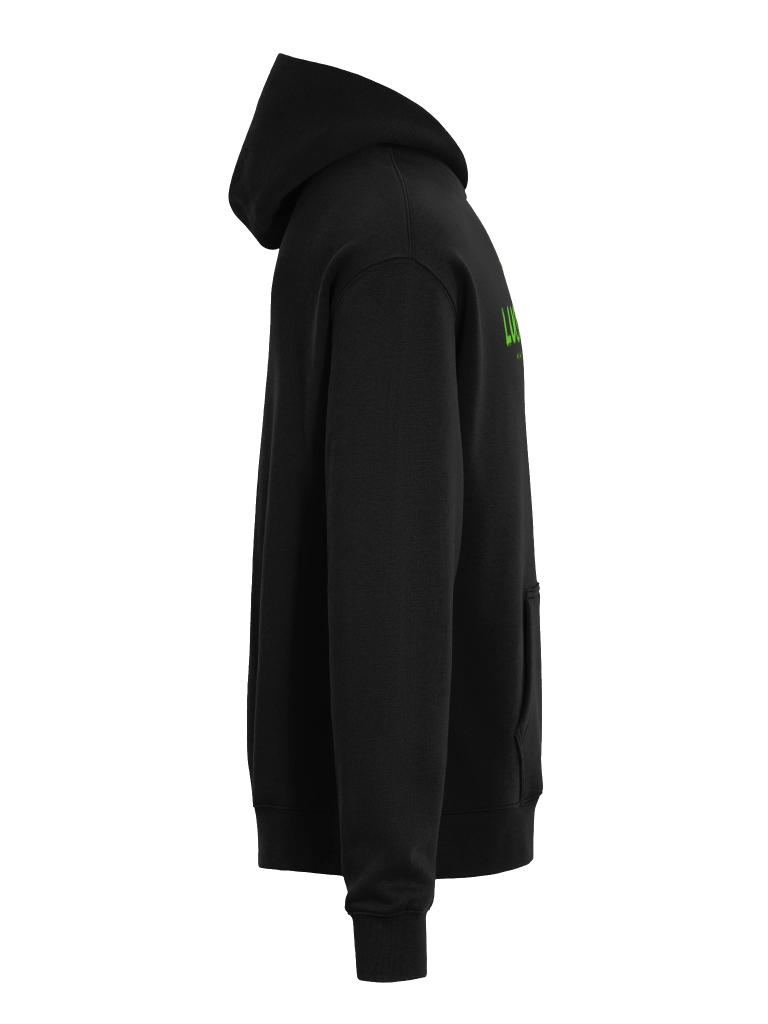 Lucid7142 “More Than a Streamer” Hoodie – Neon Crown Logo & Flag Sleeve product image (16)