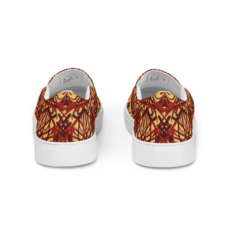 Radiant Red Mandala Slip-Ons product image (7)