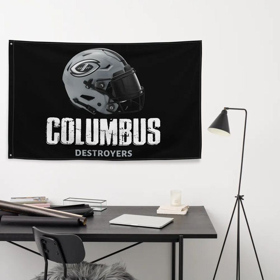 Columbus Destroyers Team Flag product image (9)