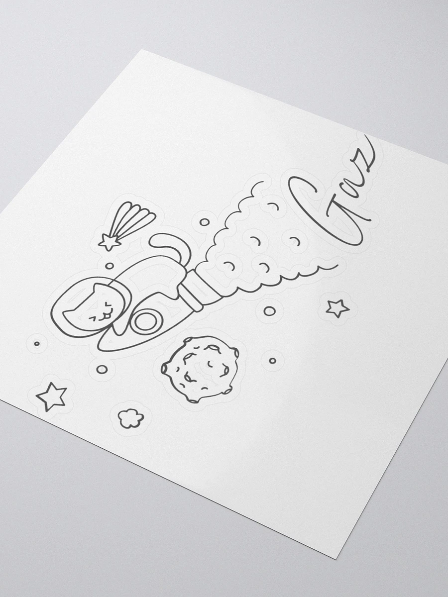 Space Rocket Gaz Sticker product image (3)