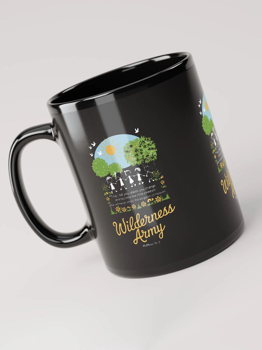 Black Wilderness Army Be Like Little Children Mug product image (3)
