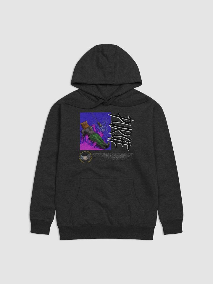 PURGE- PIT & THE PENDULUM HOODIE Purple product image (1)
