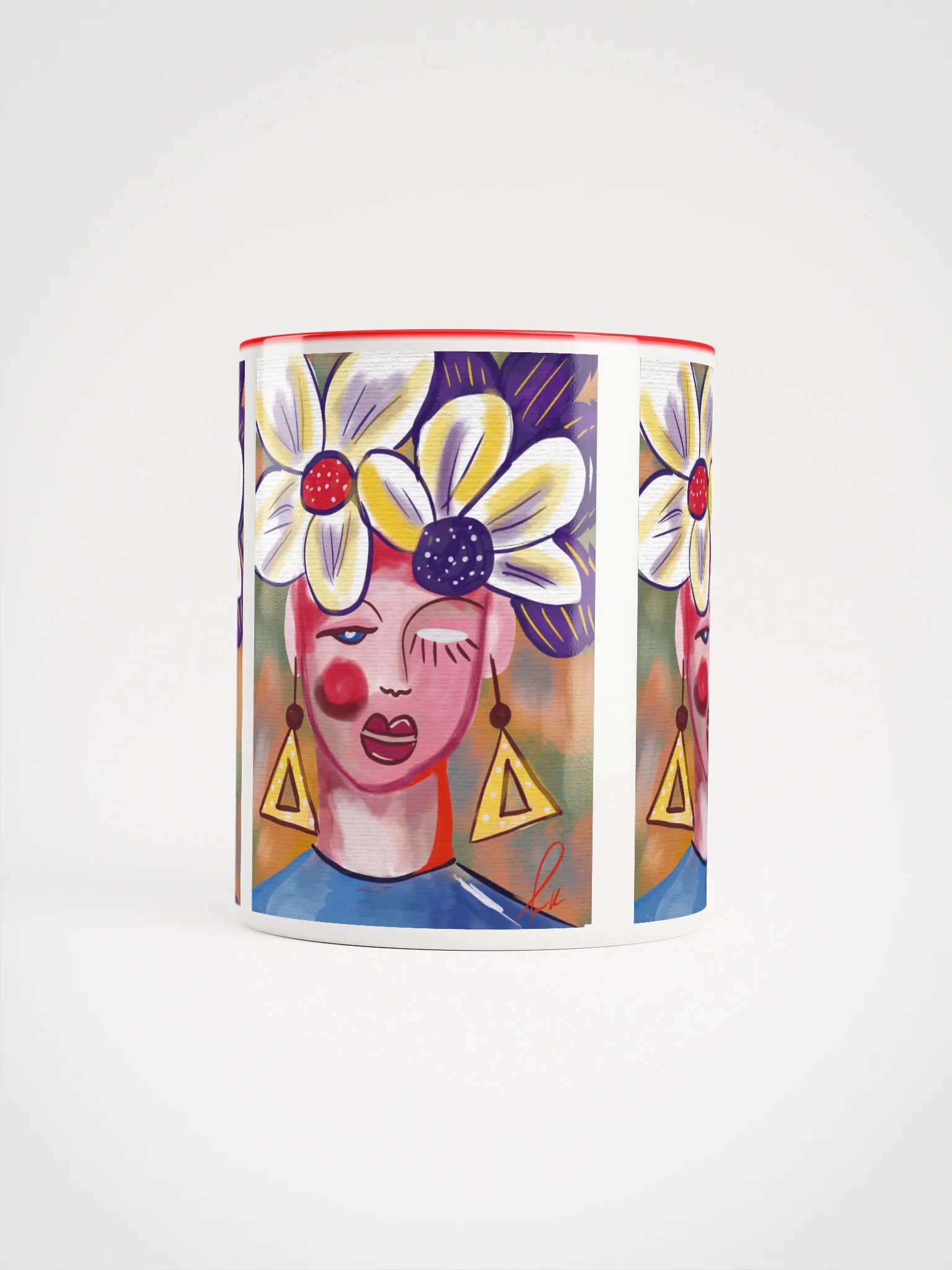 Blossom Mug in Red product image (9)