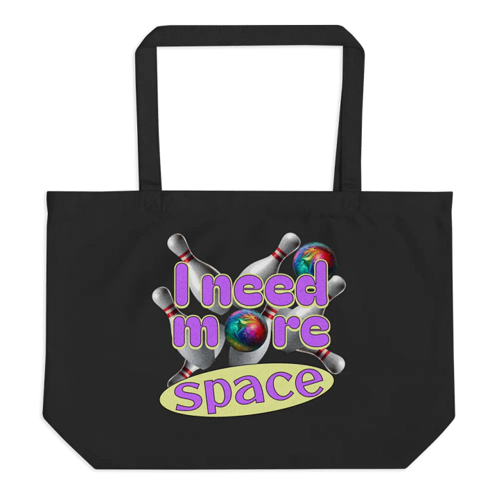 I Need More Space Bowling Playful Pins Eco Tote product image (1)