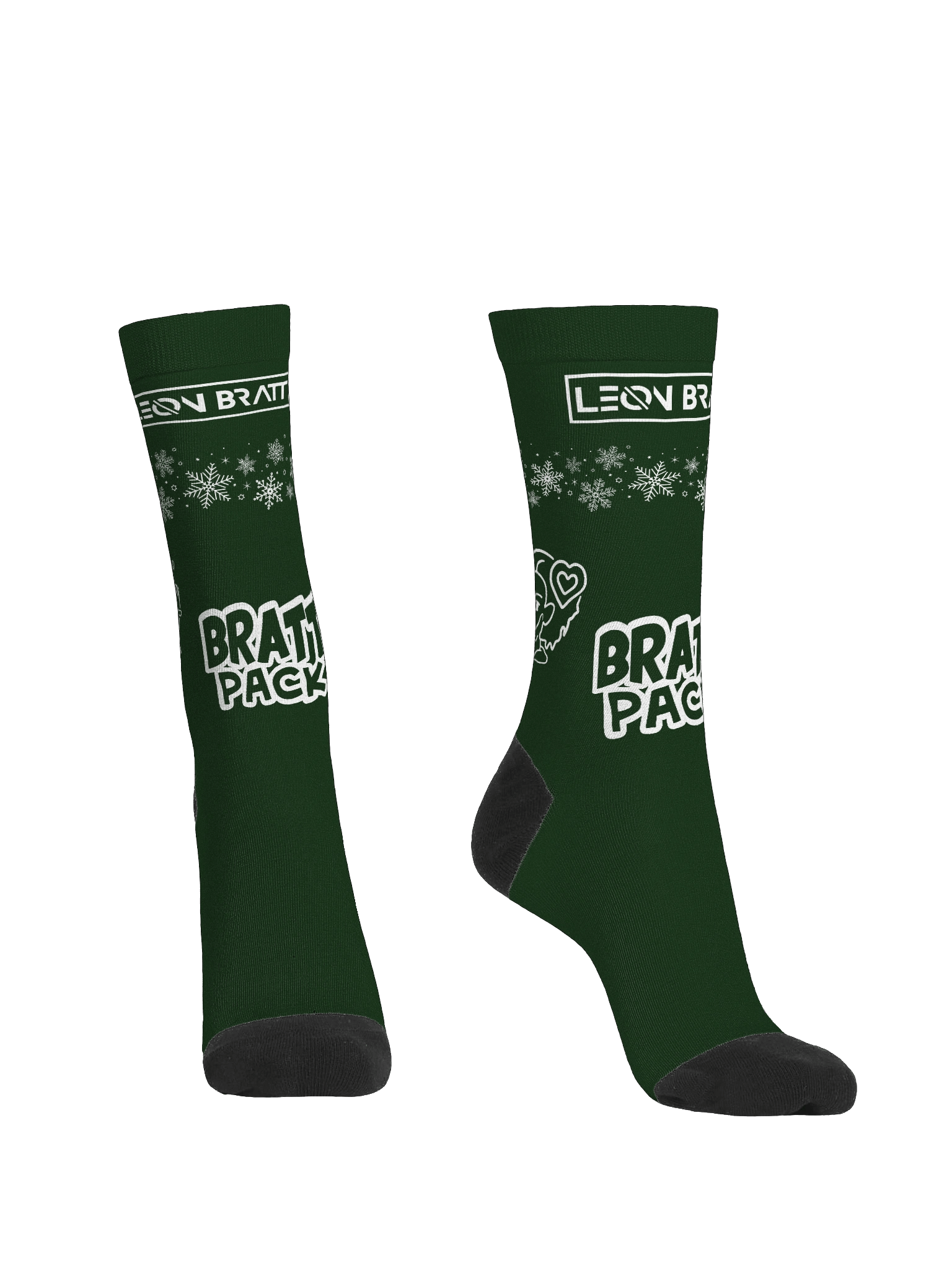 Merry Emotes Socks - green product image (2)
