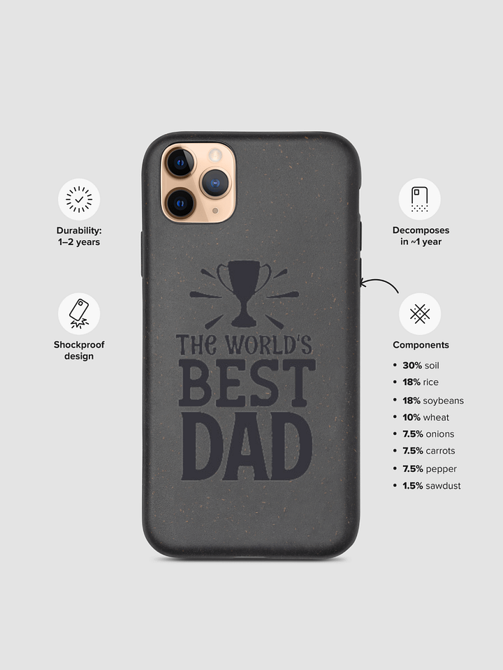[Dino Tech] Biodegradable iPhone Case Allcolor ECO521 product image (2)