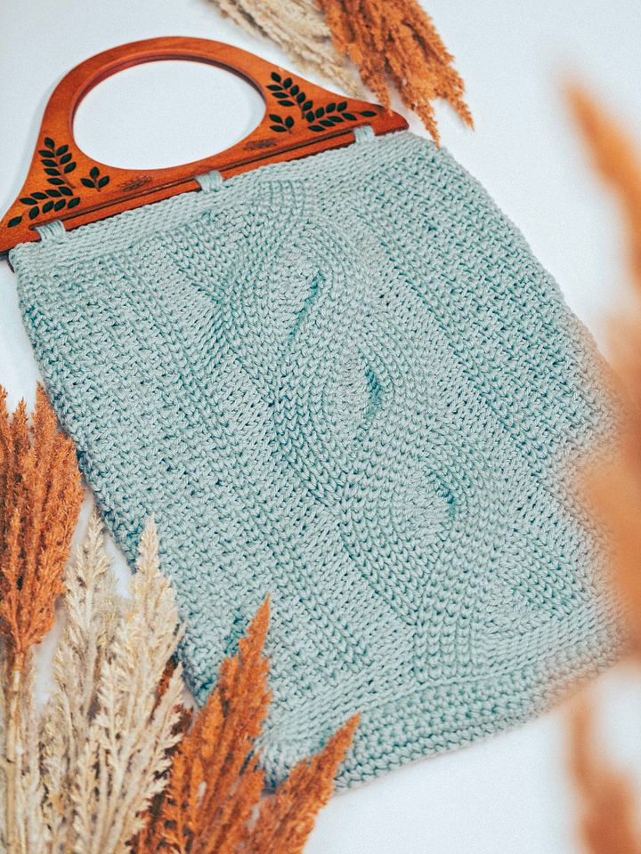 Swirls On The Water Crochet Bag product image (1)