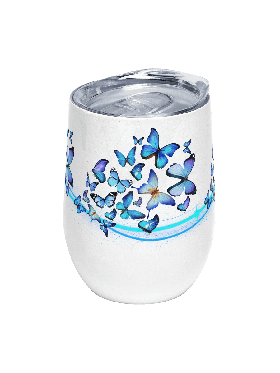 Butterfly Bliss Wine Tumbler gift for moms ladies friends daughters product image (1)