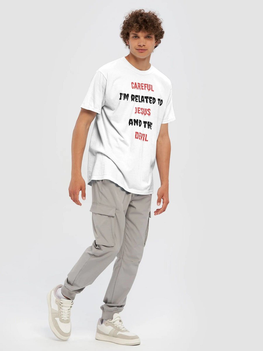 Related to Jesus and the Devil Heavyweight T-Shirt product image (92)