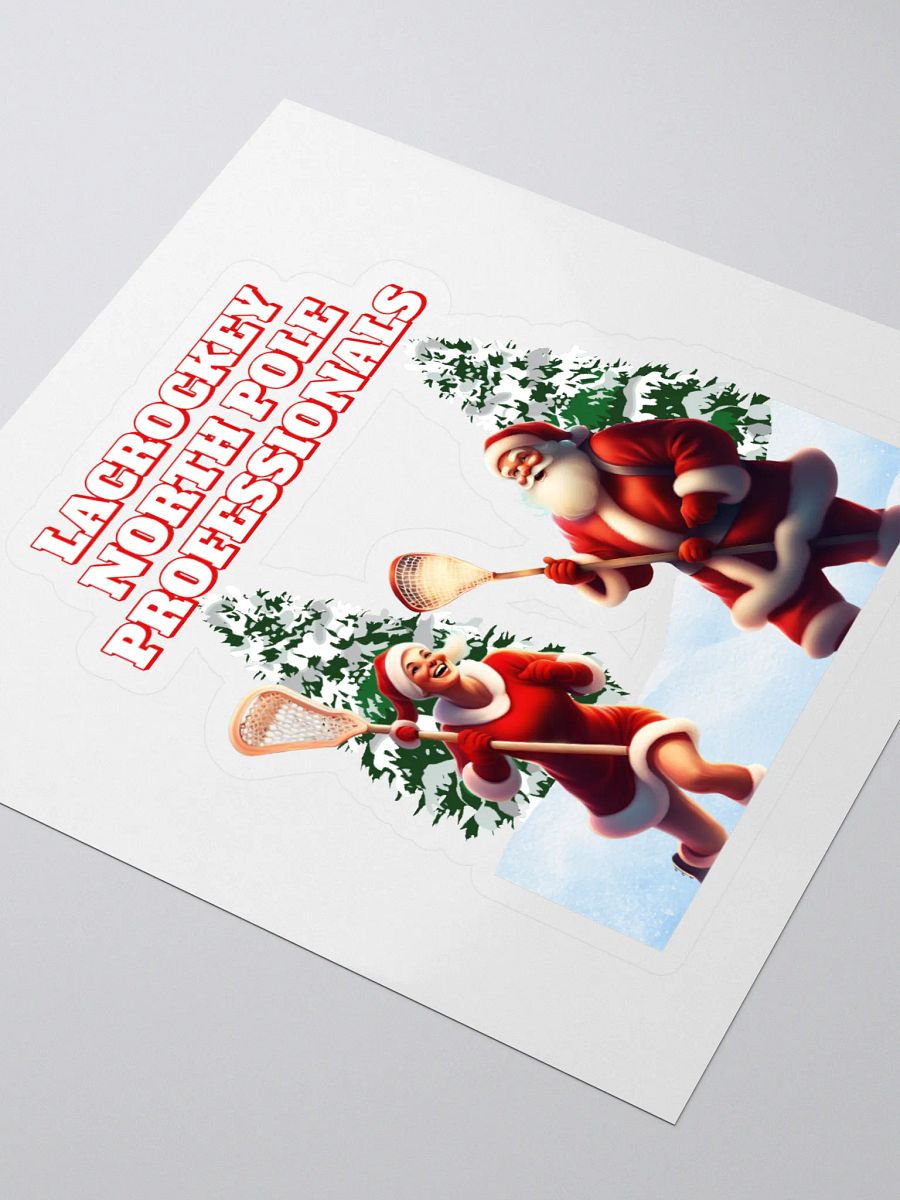 North Pole Lacrockey - Mr and Mrs Claus Sticker product image (3)