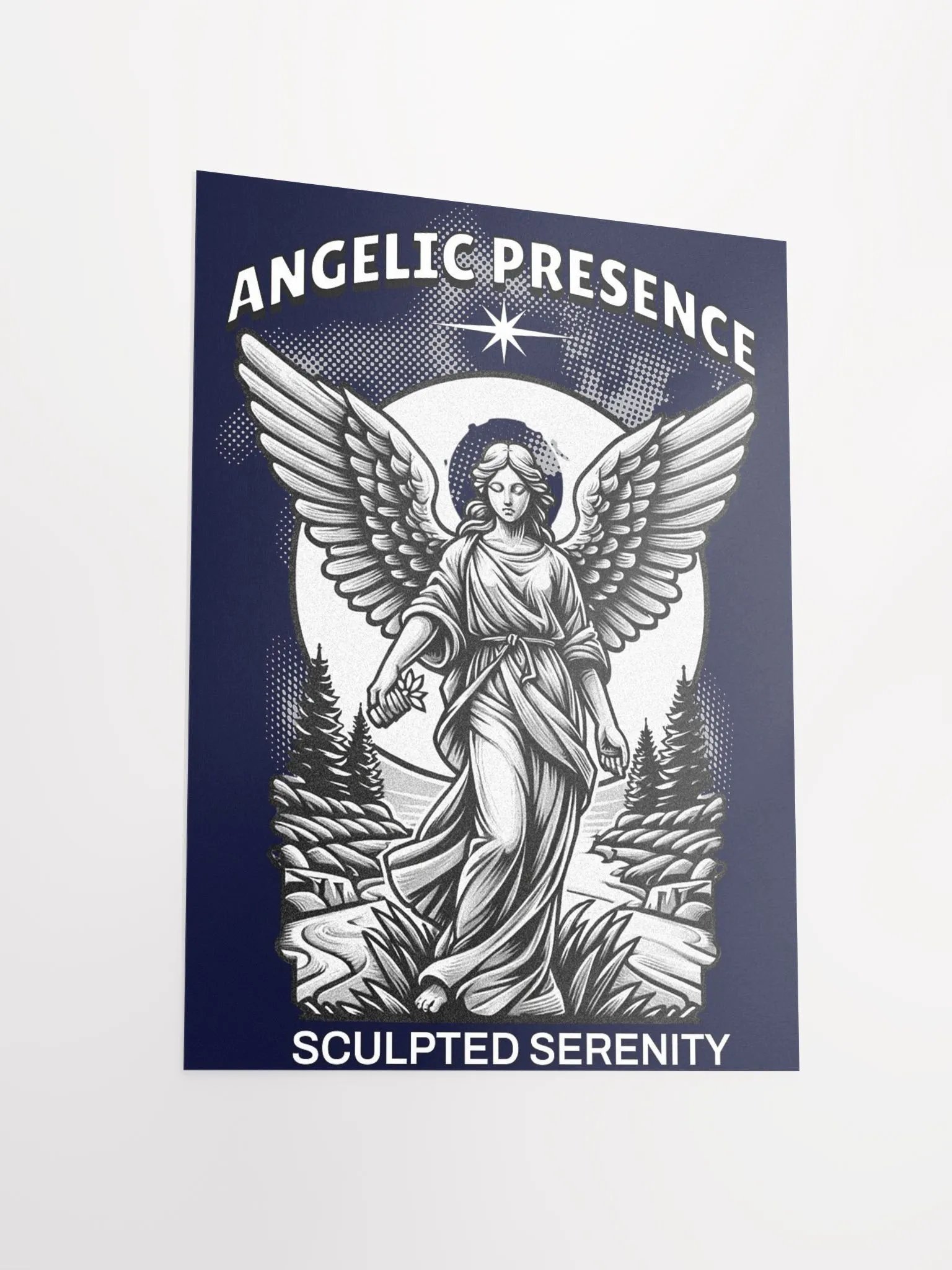 Angelic Presence Sculpted Serenity - Matte Poster product image (9)