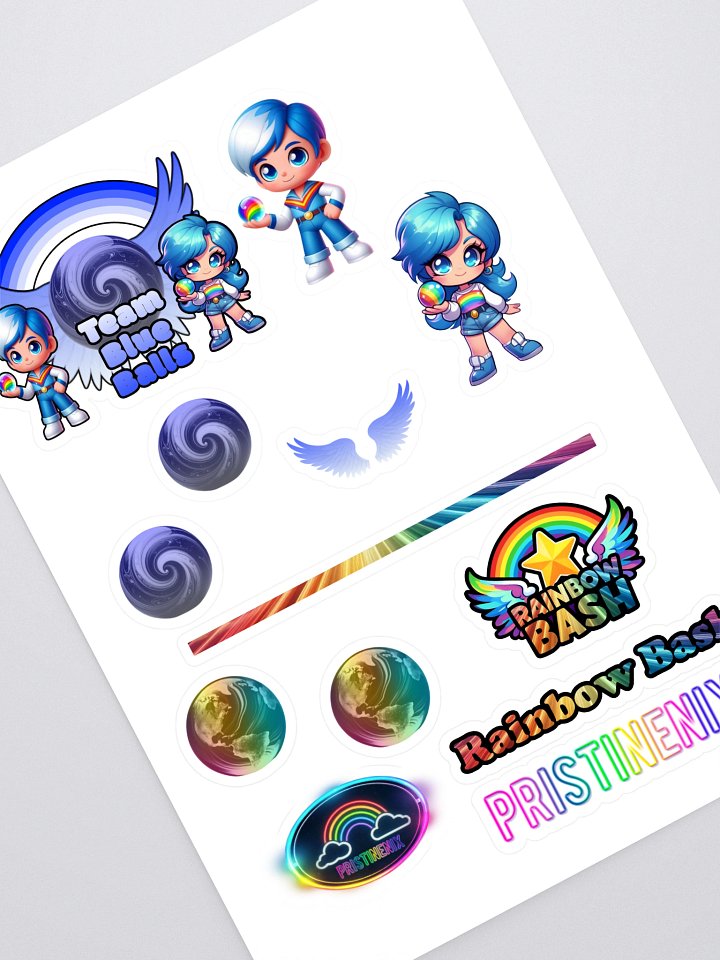 Team Blue Stickers product image (1)