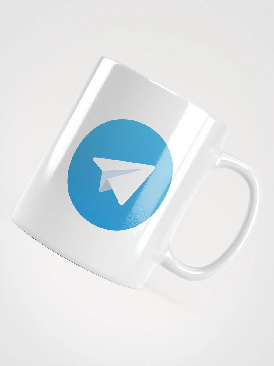 Taza con el logo Telegram Classic product image (4)