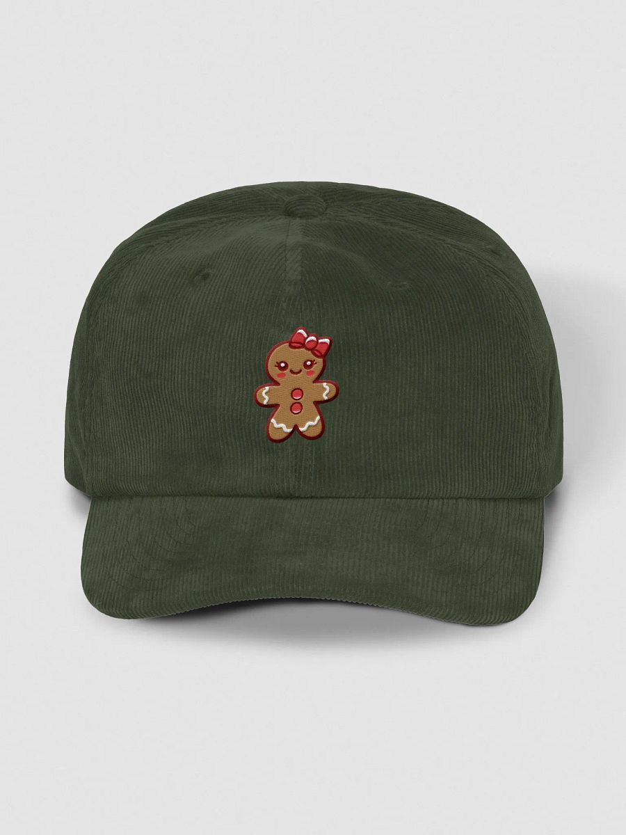 Gingerbread Girl Embroidered Corduroy Dad Hat product image (1)